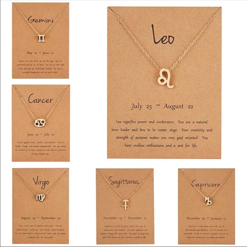 Zodiac Charm Necklace